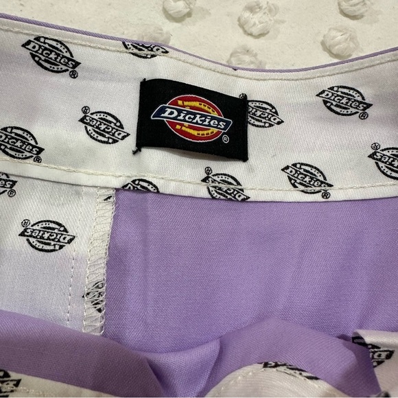 Dickies Whitford Pastel LavenderSlim Skirt with Slit Knee Size 27 - Picture 6 of 6
